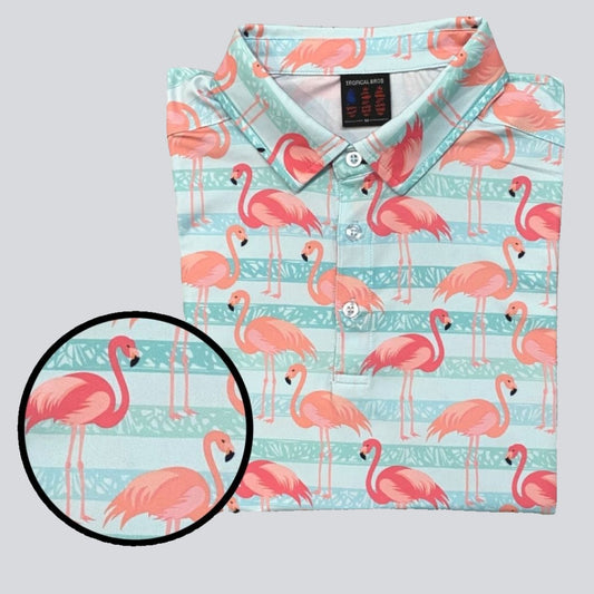 Flamingo Paradise Everyday Polo