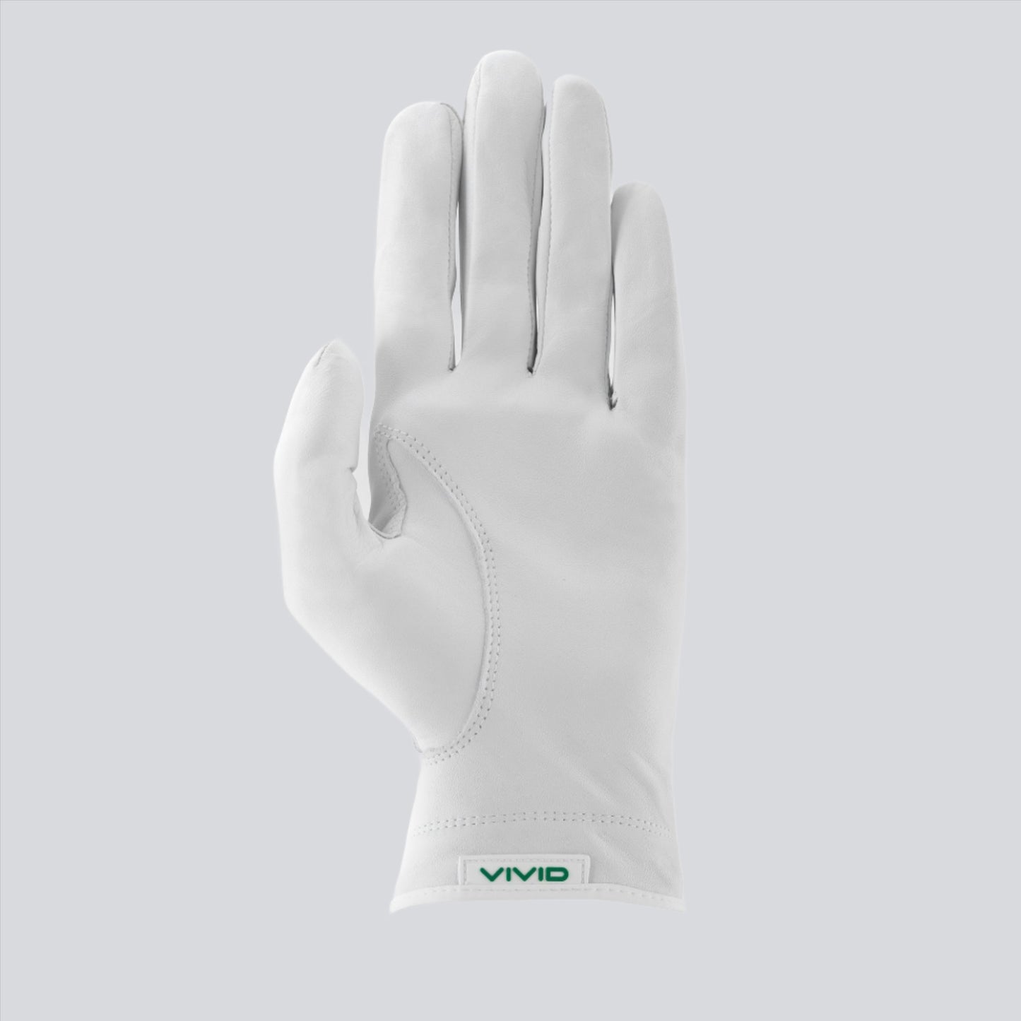 Premium Cabretta Leather Golf Glove Green / White
