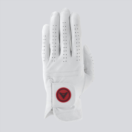 Premium Cabretta Leather Golf Glove Red / Black